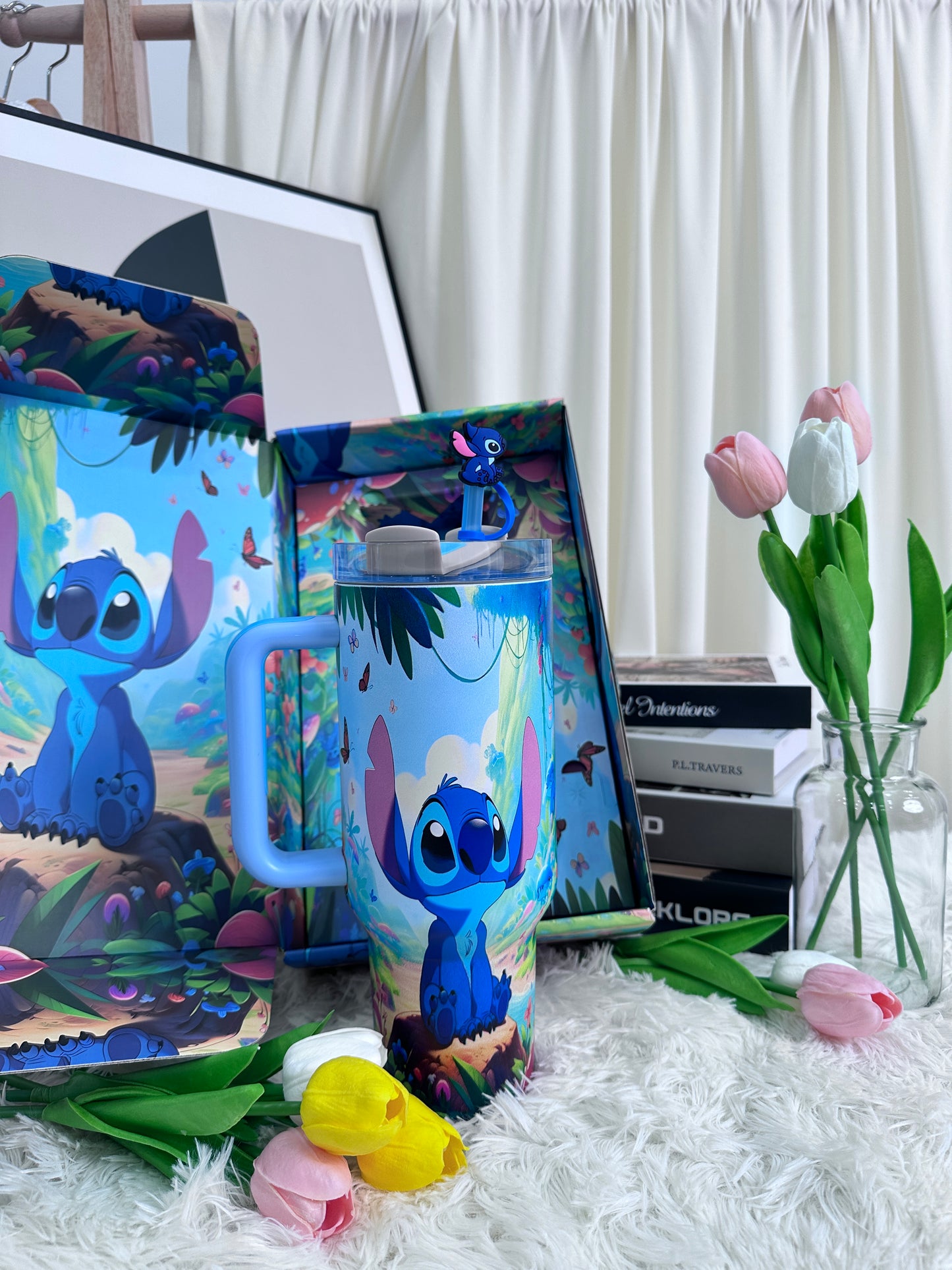 Limited Edition Insulated Mug Gift Set | Stainless Steel Travel Cup with Handle & Gift Box | Cute & Creative Gift Choice