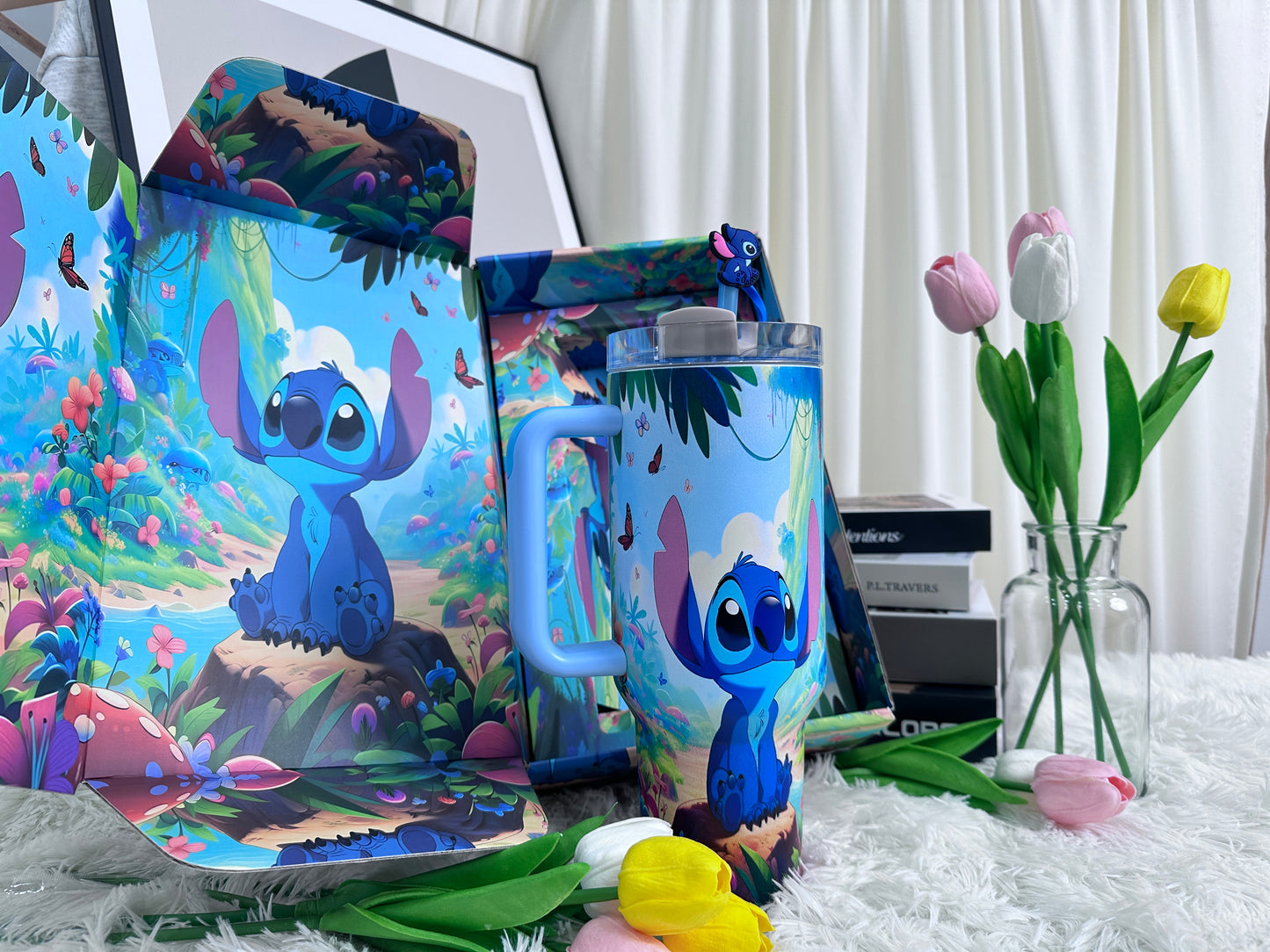 Limited Edition Insulated Mug Gift Set | Stainless Steel Travel Cup with Handle & Gift Box | Cute & Creative Gift Choice