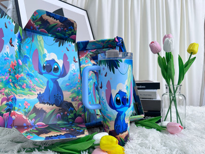 Limited Edition Insulated Mug Gift Set | Stainless Steel Travel Cup with Handle & Gift Box | Cute & Creative Gift Choice