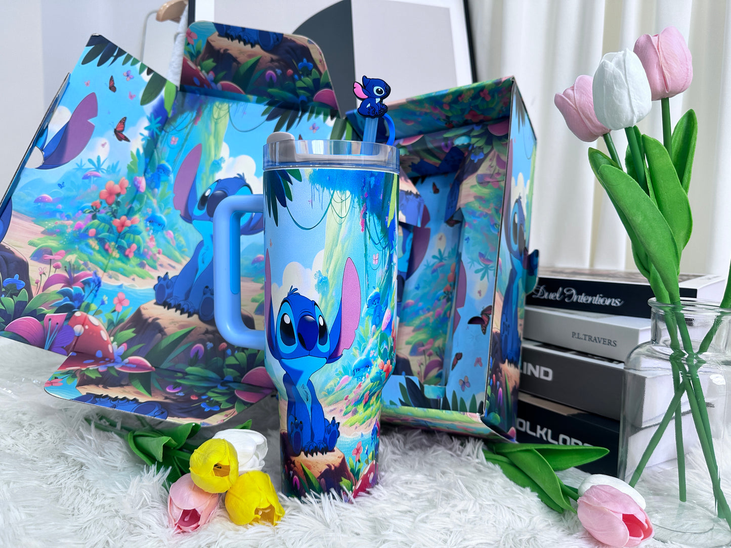 Limited Edition Insulated Mug Gift Set | Stainless Steel Travel Cup with Handle & Gift Box | Cute & Creative Gift Choice